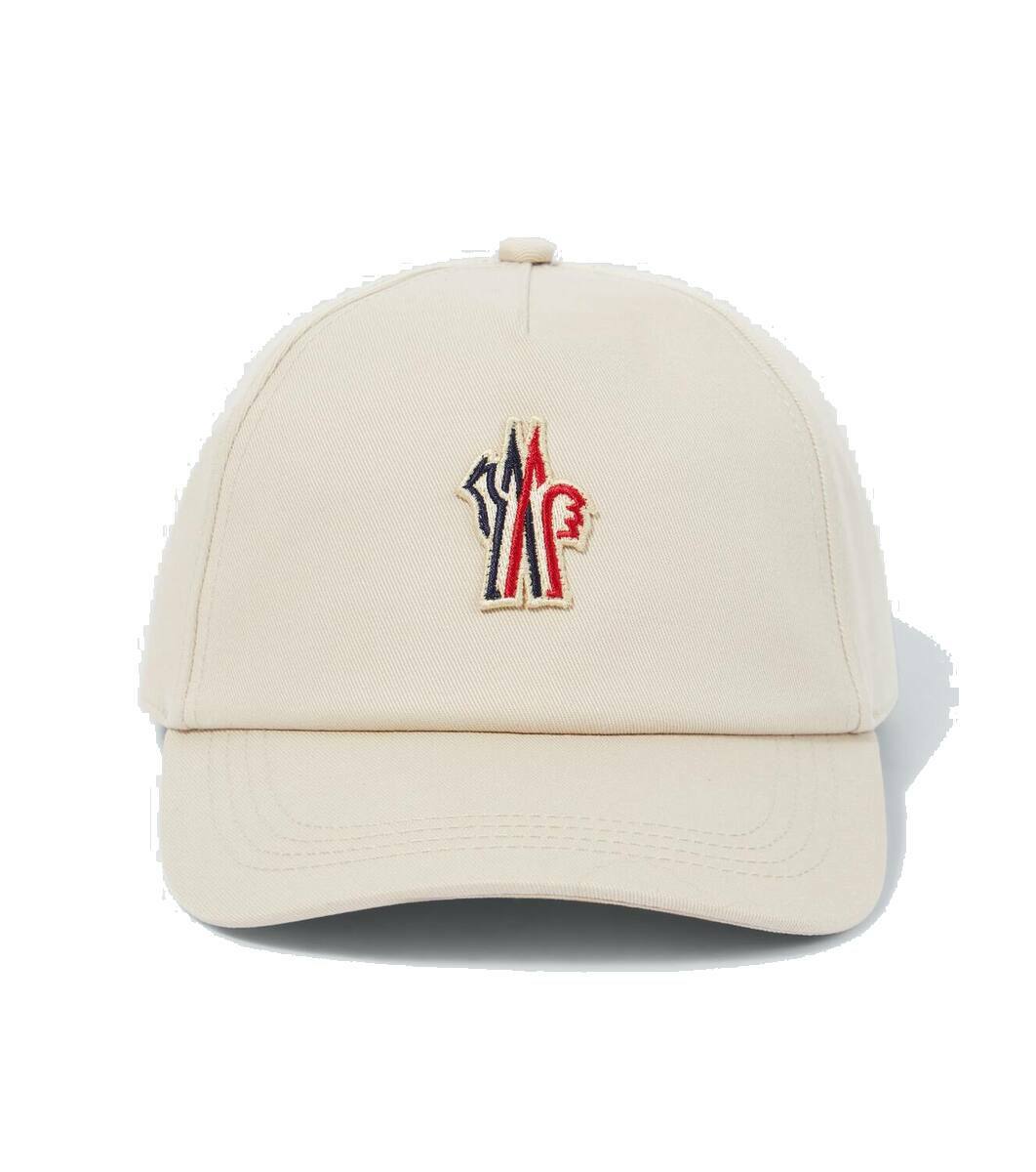 Moncler Grenoble Logo cotton gabardine baseball cap Moncler Grenoble