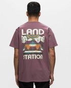 Snow Peak Land Station T Shirt Pink - Mens - Shortsleeves