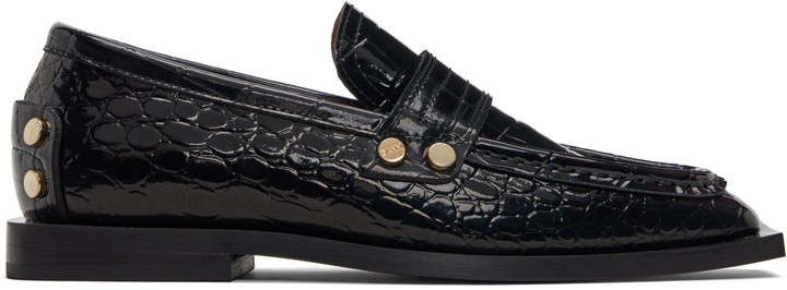 Photo: GANNI Black Studded Loafers
