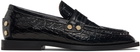 GANNI Black Studded Loafers
