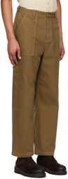 LE17SEPTEMBRE Brown Cargo Jeans