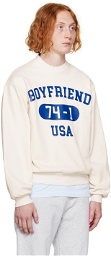 Video Store Apparel Off-White 'Boyfriend' Sweatshirt
