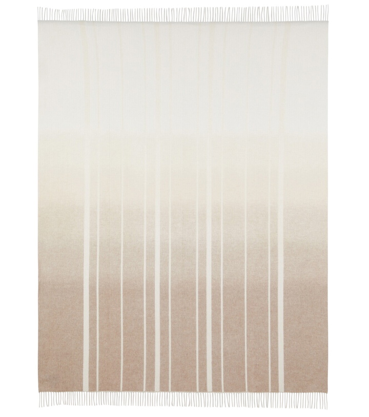Photo: Loro Piana Dégradé striped cashmere throw