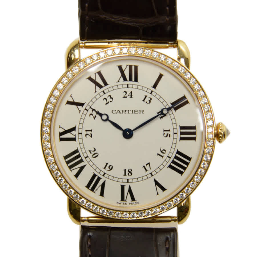 Cartier Ronde Louis Hand Wind Diamond Ladies Watch WR000451