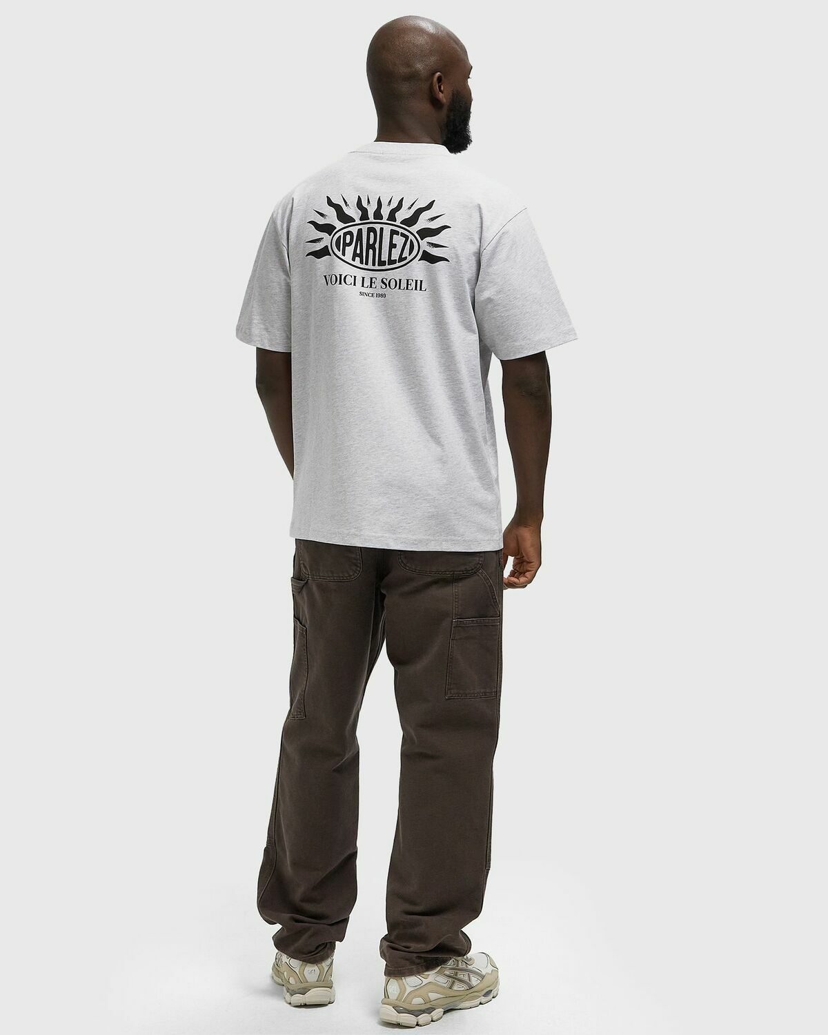 Parlez Soleil Tee Grey Mens Shortsleefe