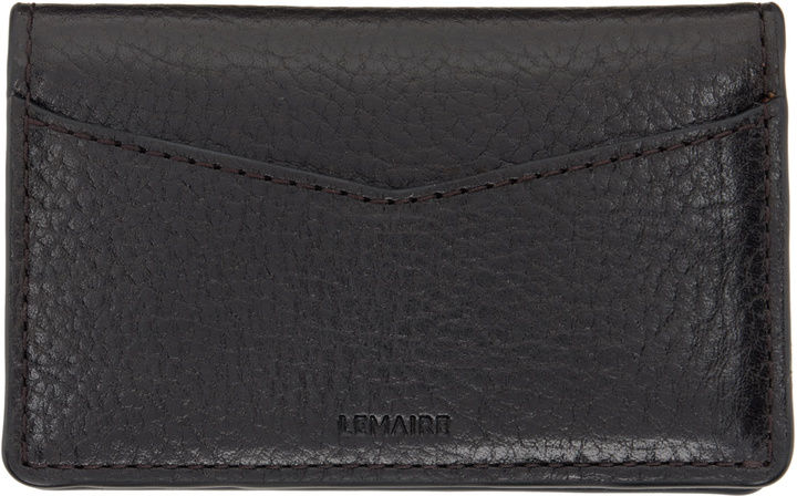 Photo: LEMAIRE Brown Gear Pocket Organizer Card Holder
