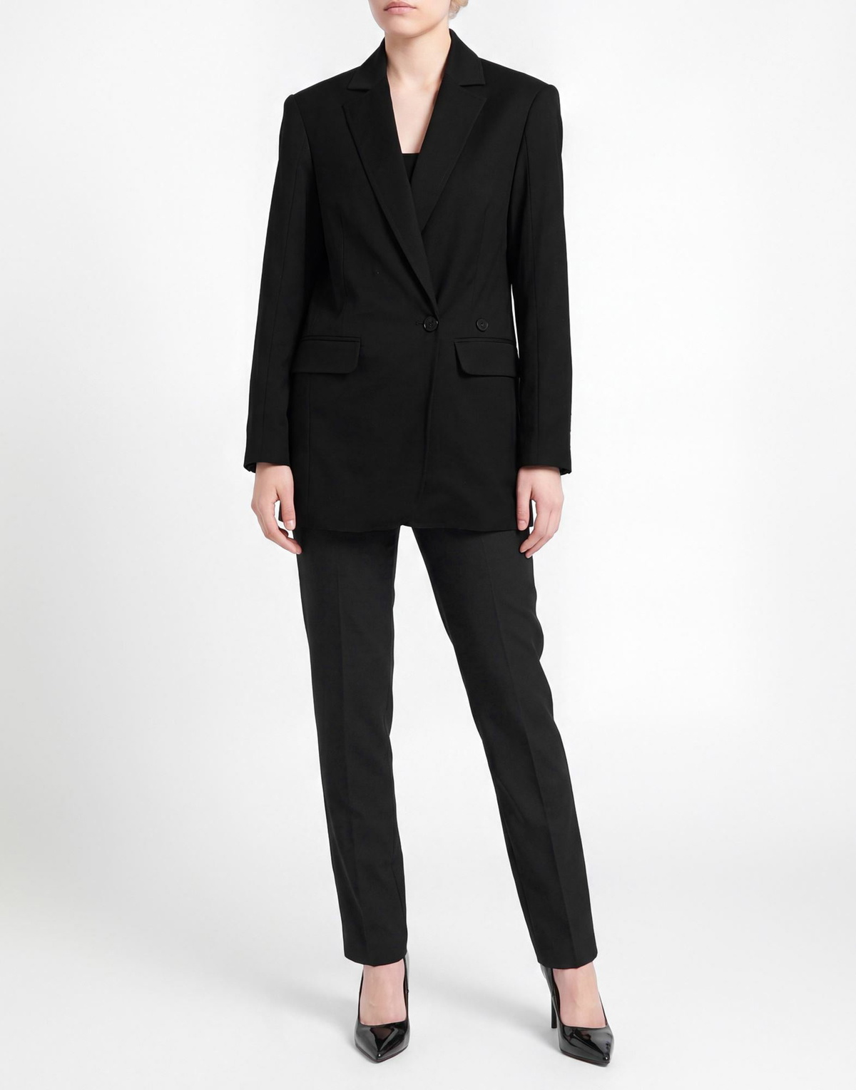 Isabel Benenato Womens Blazer in Black