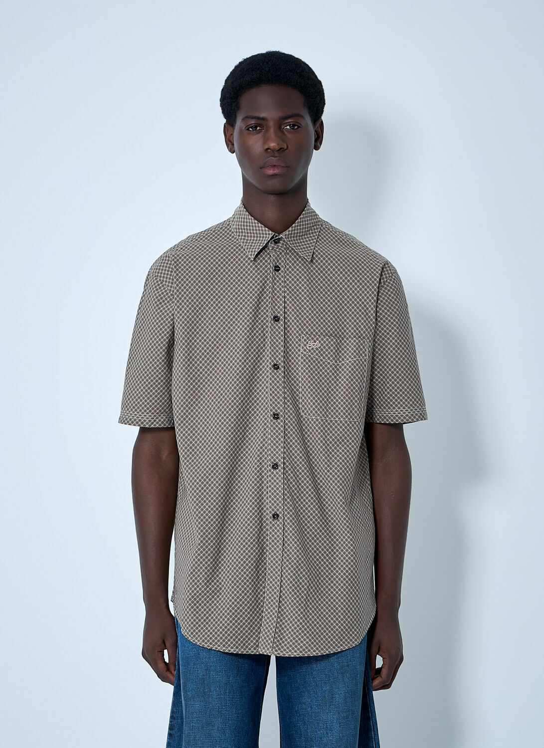 ERL Woven Plaid Shirt