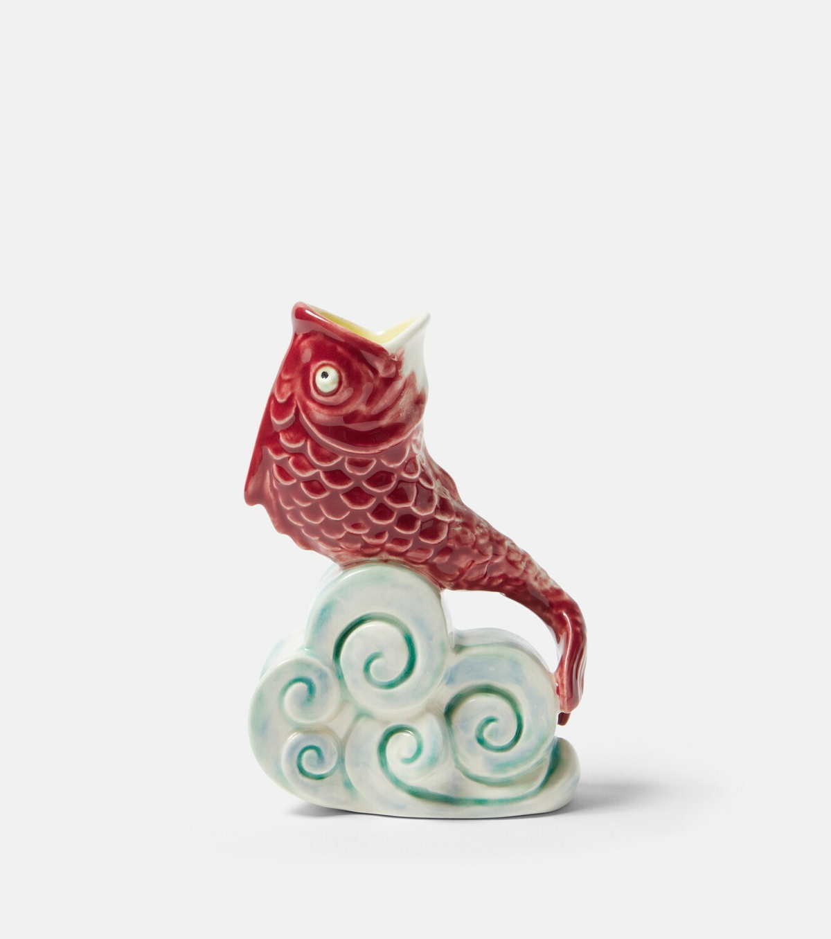 Bordallo Pinheiro Fish earthenware carafe
