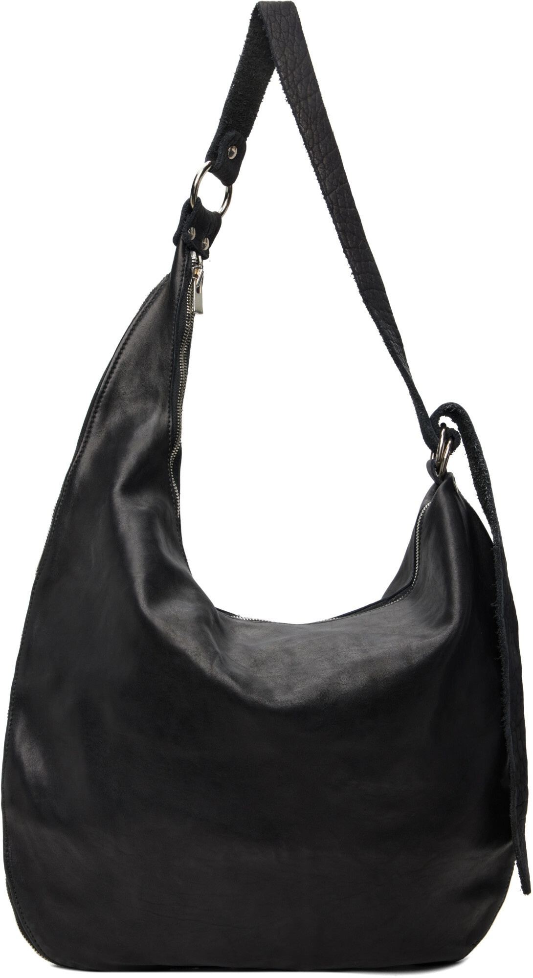 Guidi Black Leather Bag