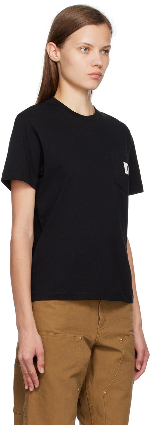Carhartt Work In Progress Black Crewneck T-Shirt
