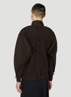 Homme Plissé Issey Miyake - Zip Cardigan in Brown