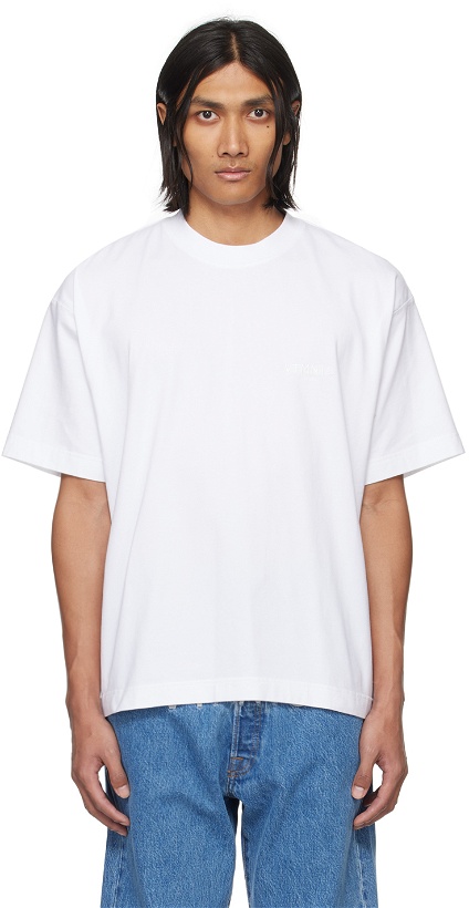 Photo: VTMNTS White Embroidered T-Shirt