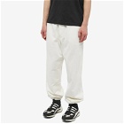 Y-3 Men's Core Logo Straight Cuff Sweat Pant in Off White