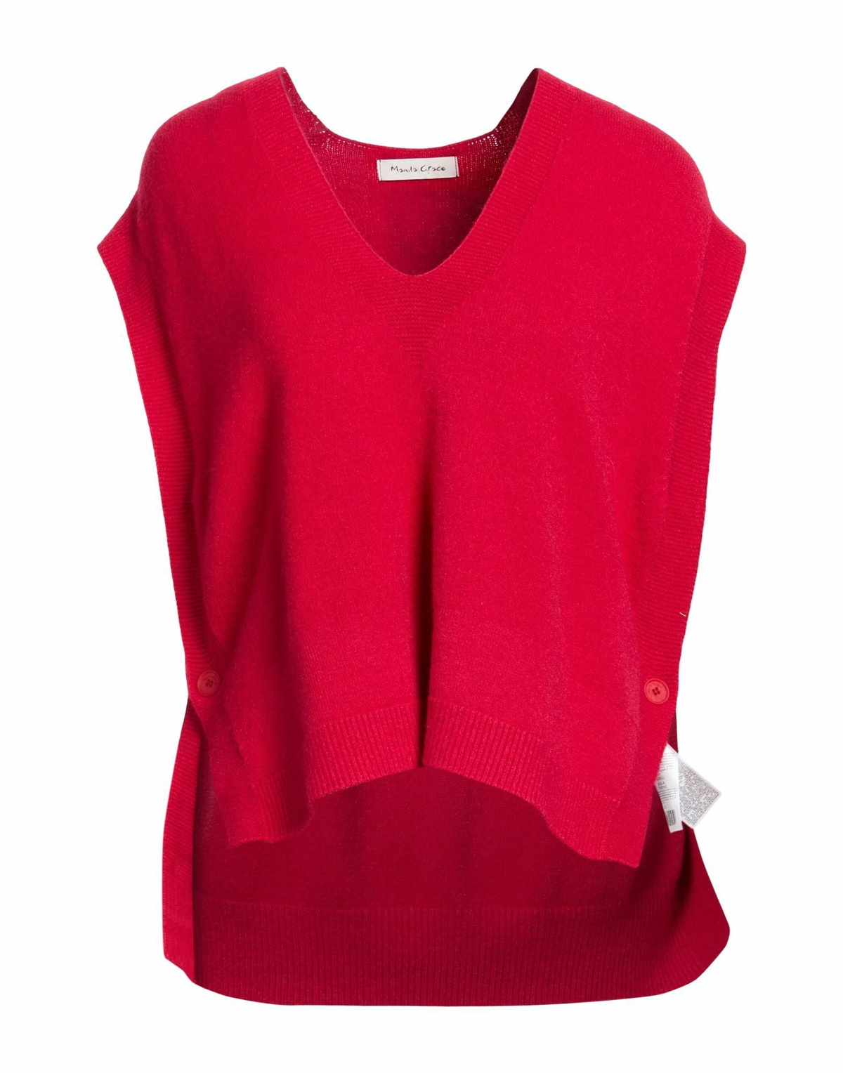 Manila Grace Womens Sweater in Red
