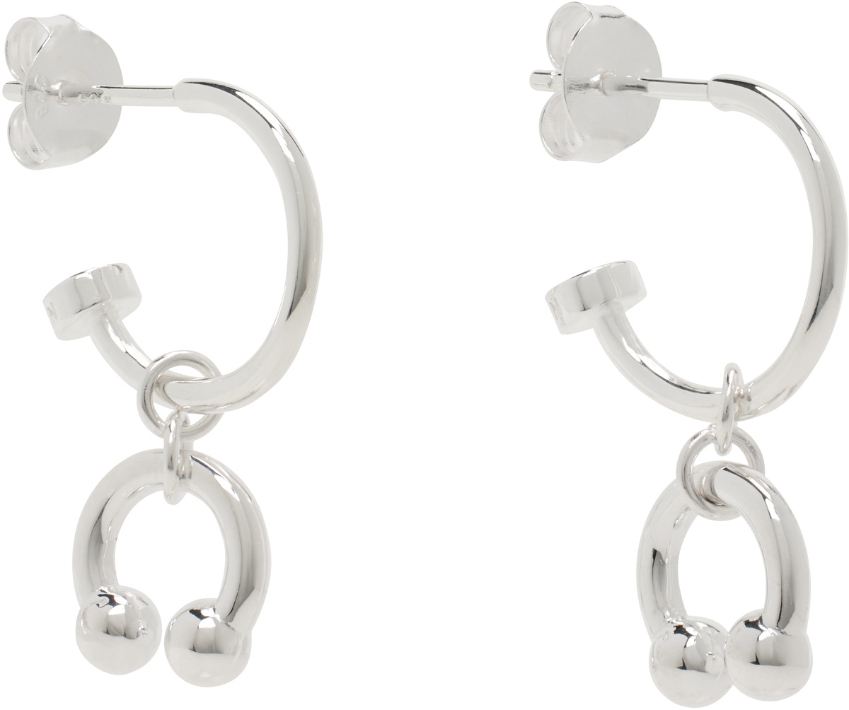 Stolen Girlfriends Club Silver Punk Anchor Earrings