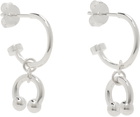 Stolen Girlfriends Club Silver Punk Anchor Earrings