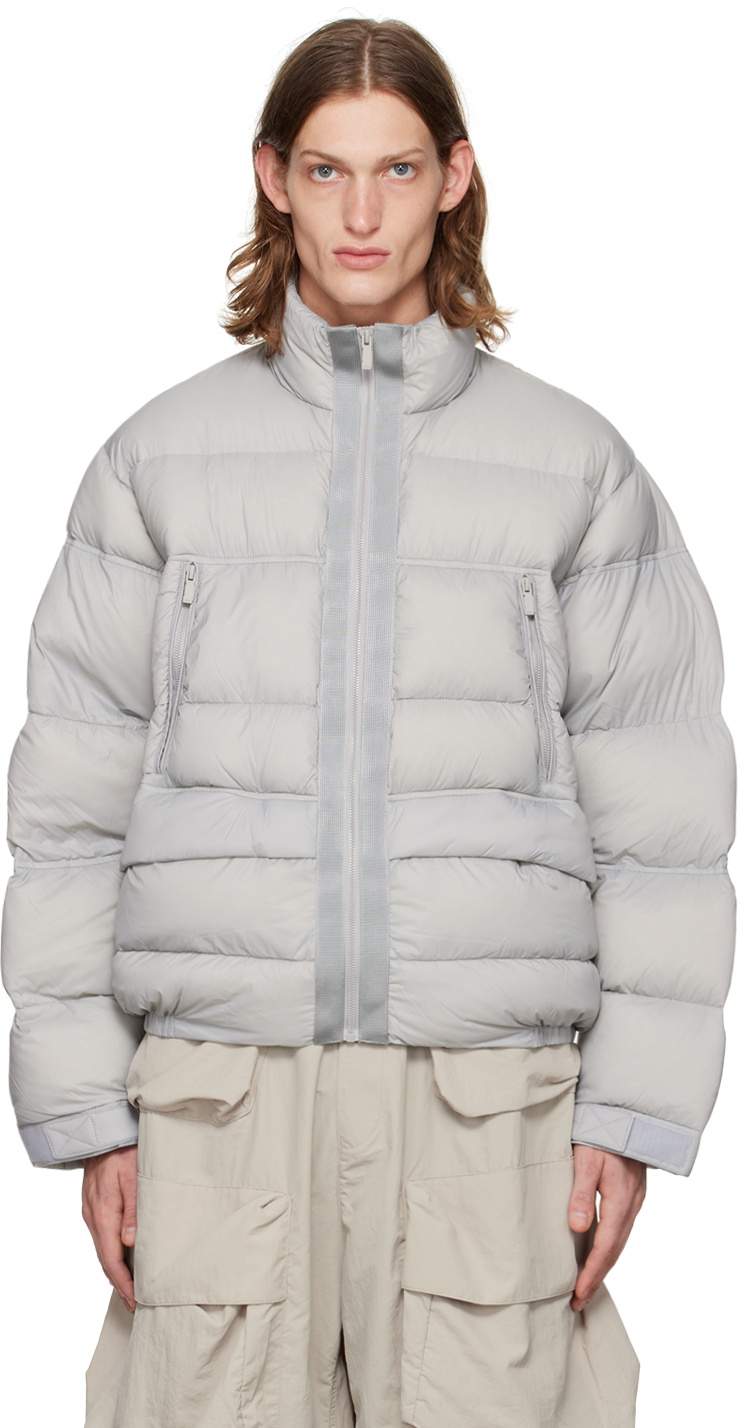 C2H4 Gray Loom Down Jacket C2H4