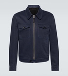 Tom Ford Cotton and linen blouson jacket