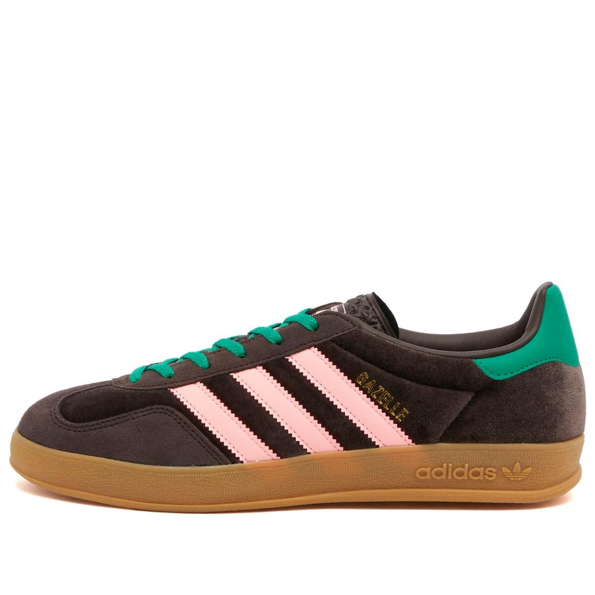 adidas gazelle silver green womens adidas Gazelle Indoor 'Green Glow Pink' Women's Shoes 5