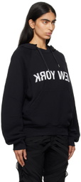 Helmut Lang Black 'New York' Hoodie