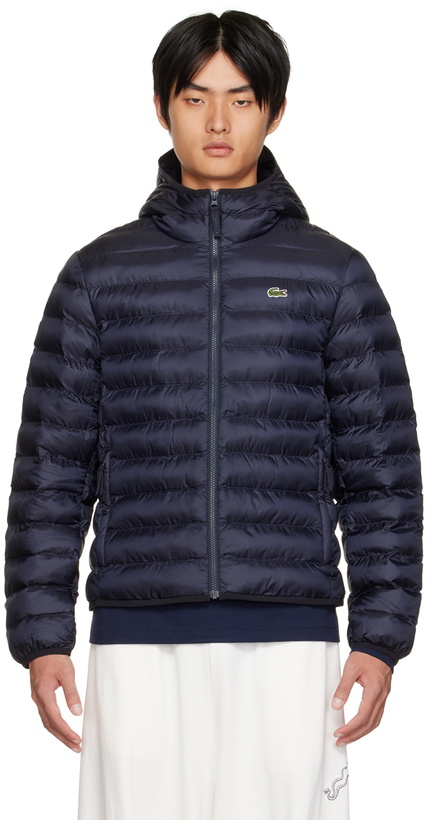 Photo: Lacoste Navy Hooded Jacket