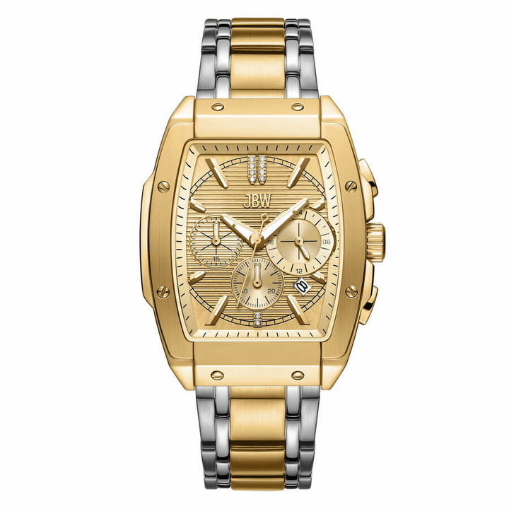 Photo: JBW Echelon Collection Chronograph Quartz Gold Dial Mens Watch J6409B
