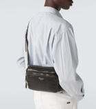 Prada Distressed leather crossbody bag