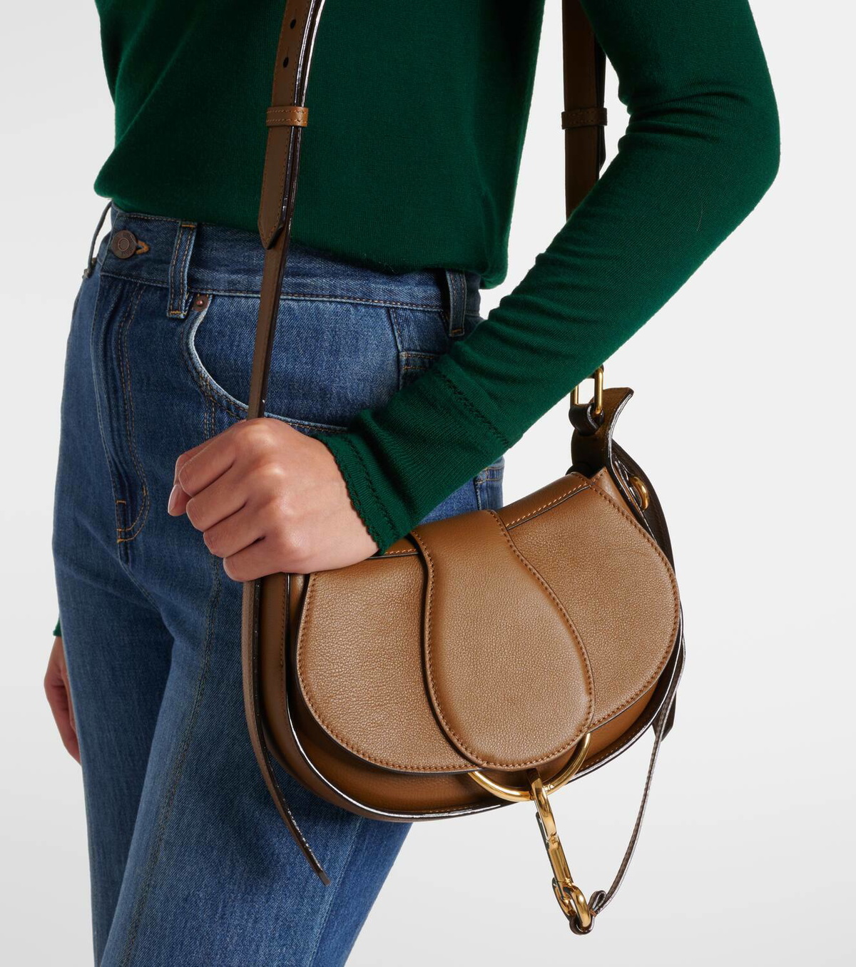 ショルダーバッグ・ポシェット CHLOE CHLOE RIDE SMALL SHOULDER BAG IN LEATHER Chloé Ride Small leather shoulder bag Chloe