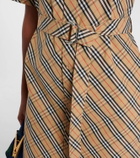 Burberry Burberry Check cotton shirt dress
