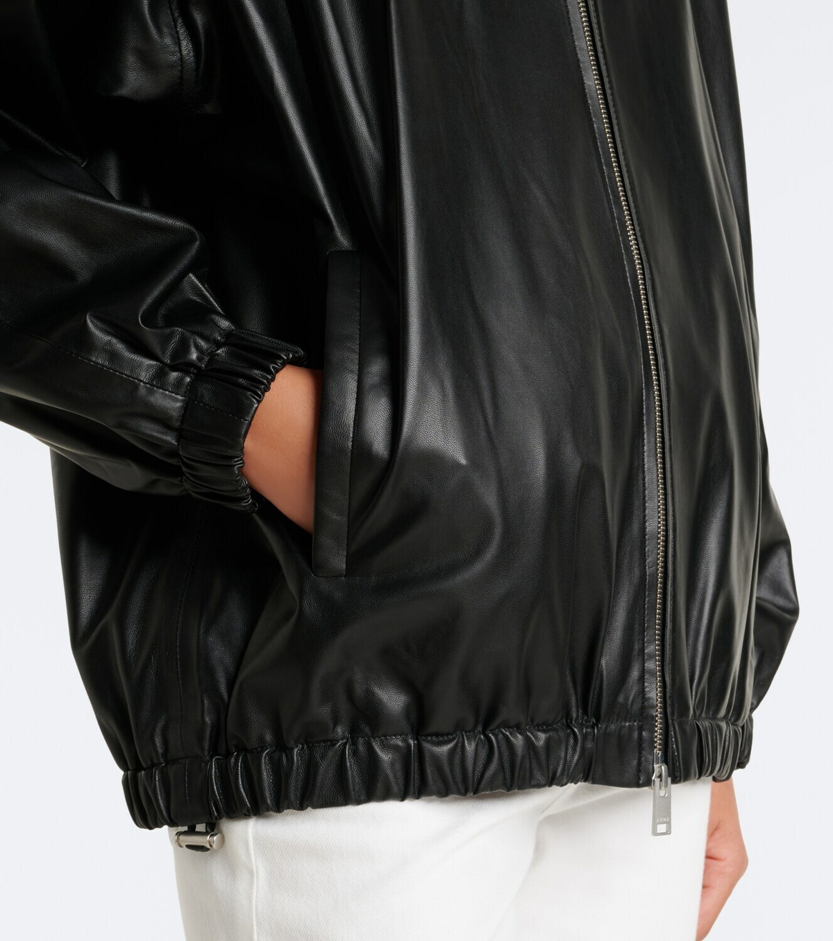 Arma Guisy hooded leather jacket
