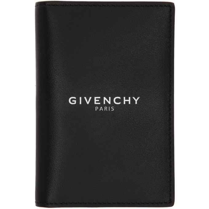 Photo: Givenchy Black Paris Logo Card Holder