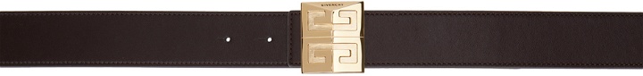 Photo: Givenchy Brown & Gray Reversible 4G Belt