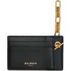BALMAIN Black Pulse Chain Card Holder