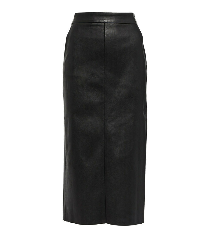 Photo: Stouls Taylor leather midi skirt