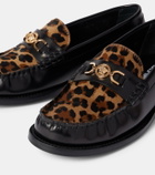 Versace Medusa '95 leopard-print loafers