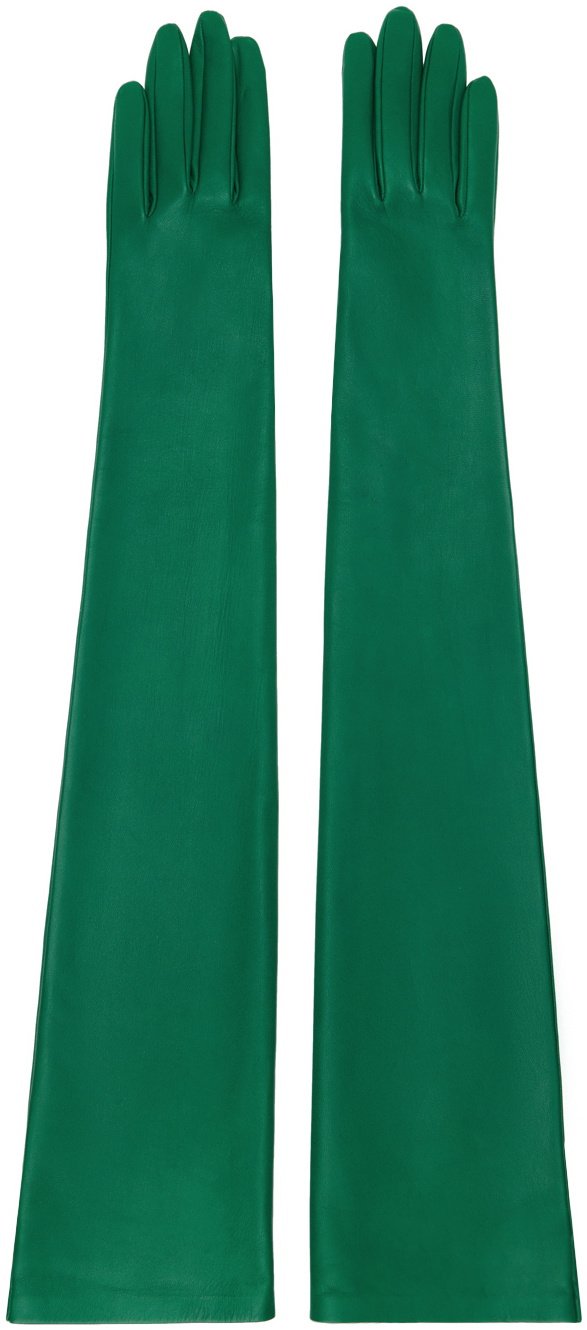 The Row Lorella leather gloves The Row