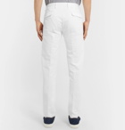 Massimo Alba - Slim-Fit Cotton-Twill Trousers - White