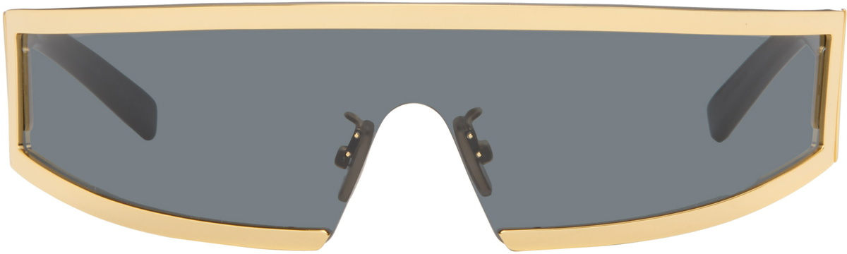 Givenchy Gold Square Sunglasses
