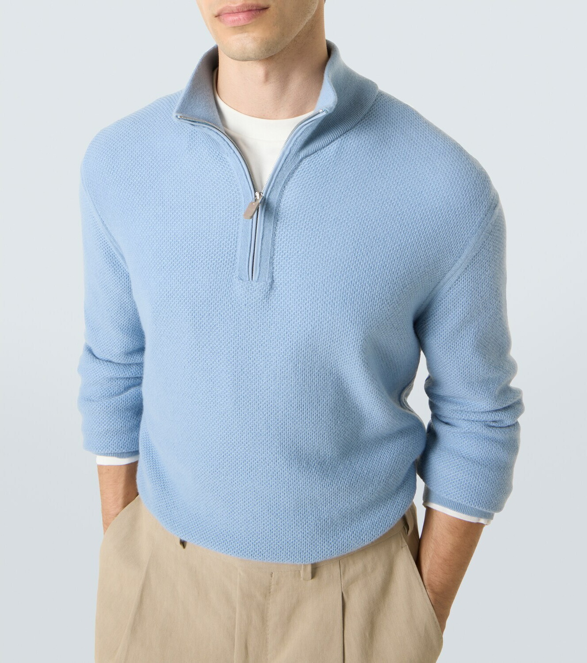 Zegna Cashmere mockneck sweater