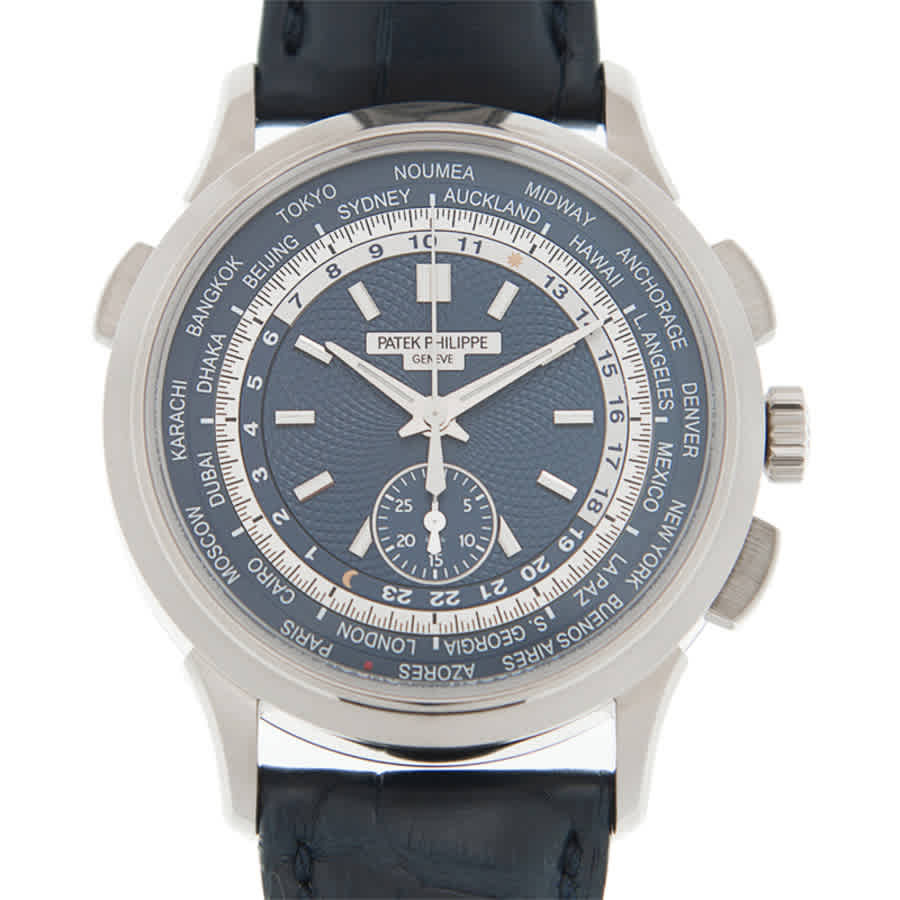 Patek Philippe Complications Automatic Blue Dial Mens Watch 5930G-010