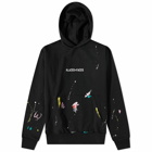 PLACES+FACES Paint Splat Hoody in Black