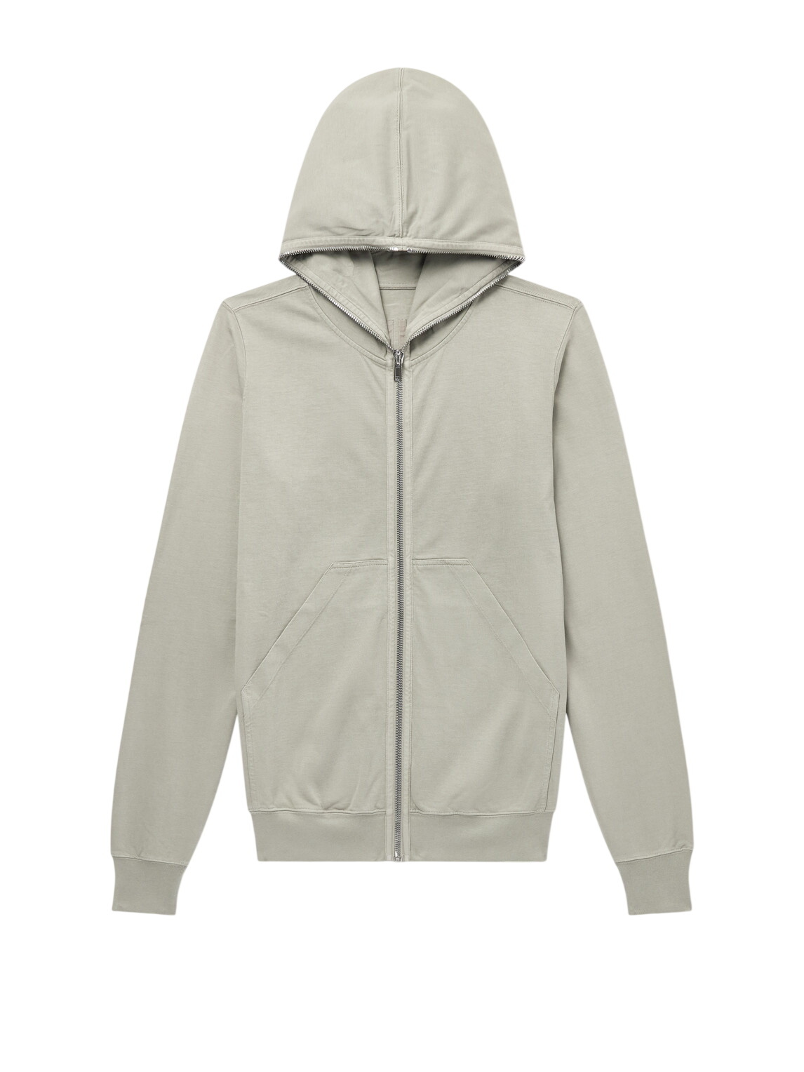 DRKSHDW by Rick Owens - Mountain Zip-Up Cotton-Blend Hoodie - Gray