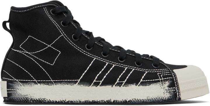 Photo: Y-3 Black Nizza Hi Sneakers