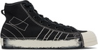 Y-3 Black Nizza Hi Sneakers