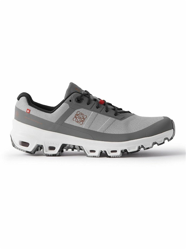 Photo: Loewe - On Cloudventure Shell-Trimmed Mesh Sneakers - Gray