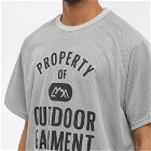 CMF Comfy Outdoor Garment Men's Quick Dry Mesh T-Shirt in Light Grey