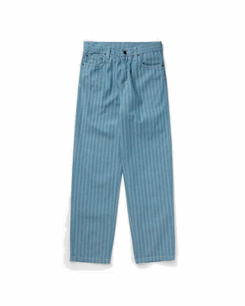 Photo: Carhartt Wip Menard Pant Blue - Mens - Casual Pants