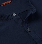 Barena - Nalin Cotton-Jersey Henley T-Shirt - Navy