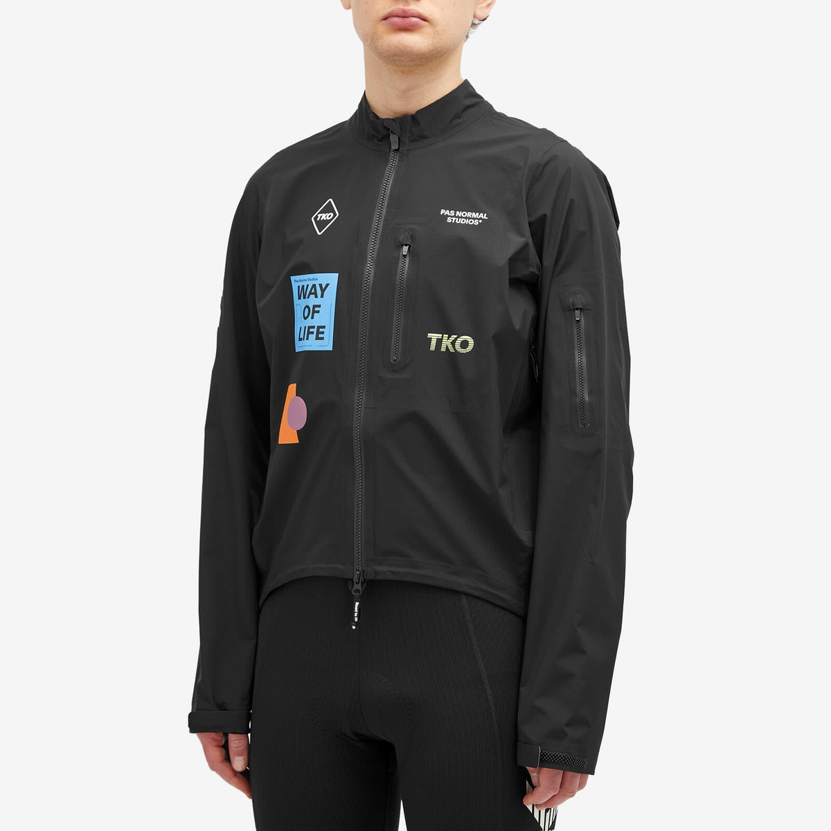 Pas Normal Studios Men's T.K.O. Essential Shield Jacket in Black